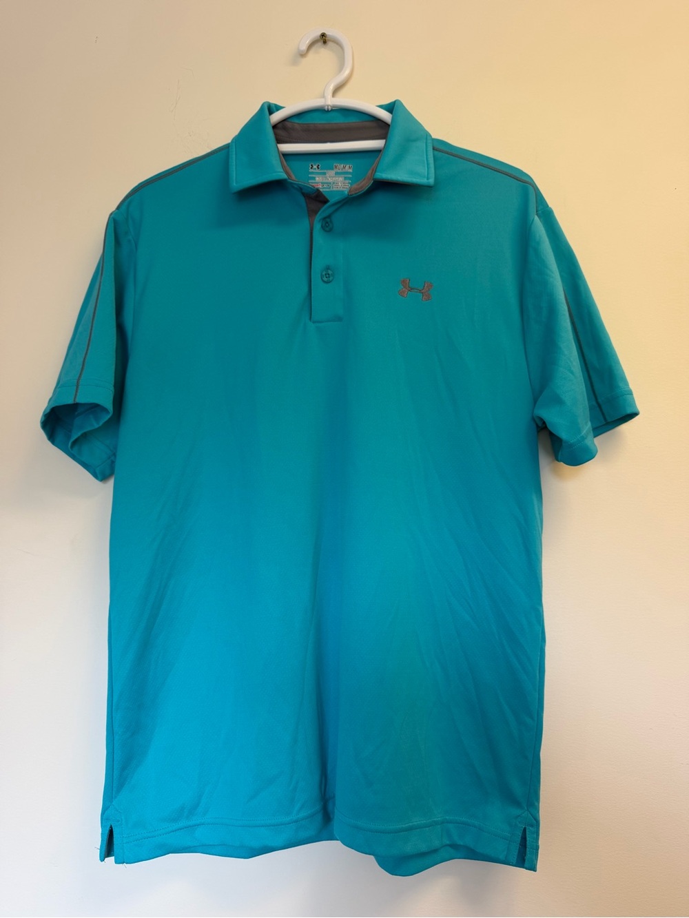 Under Armour Men's Teal  Aqua Performance Polo Medium